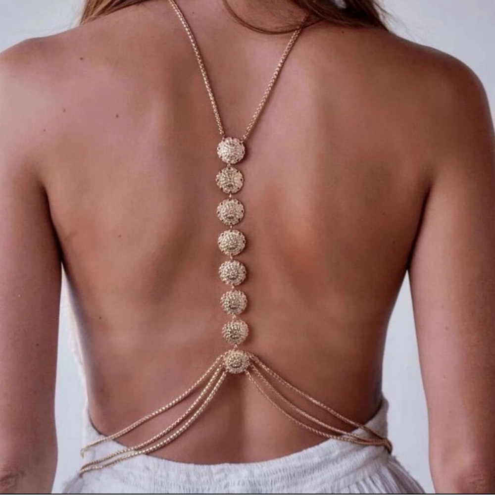 New Fashion Body Jewelry Sexy Bikini Waist Chain Harness Necklace Belly Body